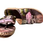 Route 66 Leather Custom hand painted  California slip on sandals Photo 2