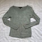 White House | Black Market Light Sea Foam Green Sweater Photo 5