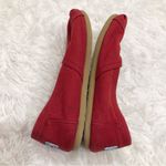 Toms Tom’s Alpargata Slip On Flat Shoes Red 8 Photo 4