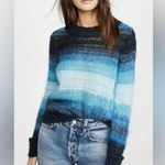 Ba&sh Blue Stripe Boo Open Loose Knit
Mohair Wool Blend Pullover size 6 Photo 14