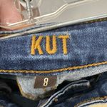 Kut From The Kloth Dark Blue Jeans with Gold Stitching Photo 1
