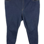 Old Navy Old‎ Navy Plus Size 24 Jeans High Rise Super Skinny Dark Blue Stretch Denim 1271 Photo 0