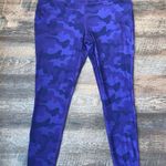 Zelos  Motion Below Ankle Leggings Purple Camouflage Print Size Large Photo 0