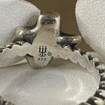 Vintage James Avery Sterling Silver Texas State Map Ring Twisted Rope Band Sz 7 Photo 6