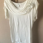 Dress Barn  Floral Accent Blouse small Photo 0