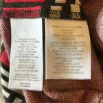 1960's Sleeveless Cocktail Dress w/ Faux Leather Trim and Pockets Red Size M Photo 4