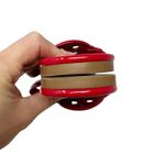 Tory Burch Red Rainbow Patent Leather Miller Sandals Logo Medallion Size 7 Photo 4