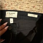 frame denim | Byxbee Dark Wash Le High Skinny Jeans with Tiered Fringe- Size 28 Photo 12