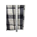 Flannel Shacket Size S Womens Black & Gray Oversized Jacket Button Closure Photo 3