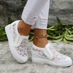 Amazon Bridal Wedge Shoes Size 7.5 Photo 0