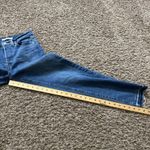 Levi's  Women’s Wedgie Straight 27 Jeans Size 27x27 Blue Denim Frayed Hem Used Photo 11