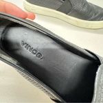 Vince Black Leather Laser Cut Slip On Sneakers Womens 7 Comfort Shoes Classic Photo 3