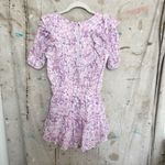 Love Shack Fancy Natasha Mini Dress, Purple Iris Photo 3