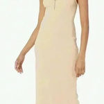 Half zip halterr dress Tan Size XS Photo 0