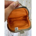 Pocchiri Jacquard Portemonnaie Japan Fuji Orange Kiss Lock Purse Set Photo 7