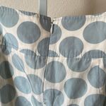 Banana Republic mint blue polka dot silk mini skirt Photo 3