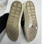 Vince Sneakers Womens 6 Black Brown Blair Snake Effect Slip On Shoes Photo 6