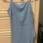 Cute mini dress blue Size L Photo 1