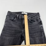 ZARA  Jeans Womens Size 4 Black Grey Skinny Dark Wash Charcoal Denim Cotton Photo 6