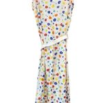 Vintage JCPenney White Floral Sleeveless Tank Belted Dress Size M Photo 2