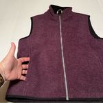 Woolrich  Technowool Wool Full Zippered Vest Womens Size Medium Amethyst‎ Purple Photo 5