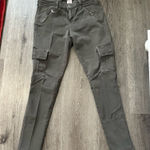 True Religion  Women's Straight Leg Cargo Jeans - Olive Photo 0