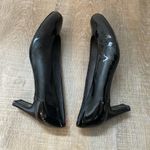 Stuart Weitzman  Black Patent Leather Pumps Women’s 8 Block Heel Career Luxury Photo 6