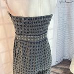 Anthropologie Elevenses sweetheart strapless peak a boo waist cropped jumpsuit size 8 Photo 6