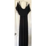 Show Me Your Mumu  Chiffon Wedding Formal Maxi Dress Black Size XXS NEW Photo 4