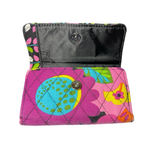 Vera Bradley Retired Small Kisslock Wallet Va Va Bloom Tri-Fold Coin Purse Photo 7