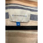 Solid & Striped Medium Chambray Striped Tunic Kimono Beach Swimsuit Cover Up Photo 3