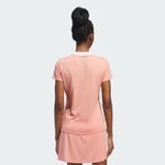 Adidas  Made With Nature Golf Polo Short Sleeve Top Pink Medium Photo 11