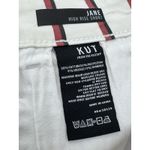 Kut From The Kloth Jane High Rise Striped Rough Edge Shorts Size 8 Photo 4