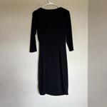 Ralph Lauren Lauren Faux Wrap Sheath Dress Stretch Career Size 4 Long Sleeve Photo 6