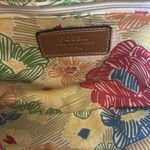 Fossil Tan Woven handbag/shoulder bag, not adjustable strap, magnetic closure Photo 4