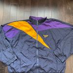 Reebok Vintage Men’s 90’s Blue, Purple, & Gold Track Windbreaker Jacket Size XL Photo 2