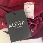 Elegant Burgundy Mini Dress Red Size L Photo 2