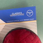 NWT Goldtoe Classics Women's Burgundy Indoor/Outdoor Slippers SIZE 8 medium Red Photo 3