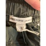 James Perse Los Angeles Shorts Women's Size Large 3 Stretch Cotton Poplin Green Photo 5