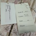 LO’ ADORO Nude Blush Corset Bodice Brocade Elegant Lace Wedding Dress Size 12 Photo 4