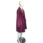 Bloomchic Purple and Black Long Sleeve Trench Coat Size undefined Photo 2