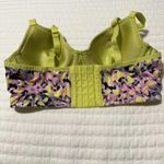 Cacique Colorful Yellow Purple Pink 38B Bra Lightly Lined Demi Longline Photo 3