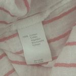 PJ Salvage Live in The Moment Pink/White Stripes Botton Down Collar Top NWT White Size XS Photo 8