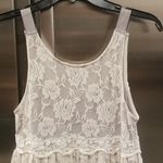 Beulah 💕💕 White Lace Sleeveless Dress Photo 3