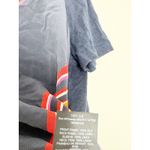 Tory Burch  Kayla Asymmetric Striped Linen Shirt Medium Silk Preppy Quiet Luxury Photo 6