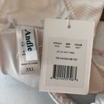 ANDIE  Swim The Havana Rib Bikini Top Removable Cups White 3XL Photo 5