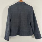Pendleton  Virgin Wool Blazer Grey Plaid Vintage Classic Size 6 Photo 2