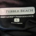 Pebble Beach Black Shoulder Snap Draped Jacket Size Large Golf Performance Jacke Photo 6