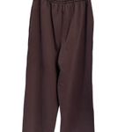 SKIMS  Espresso Boyfriend Fleece Baggy Wide Leg Sweatpants Size Small NWT Photo 3