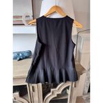 Spanx Yes Pleats Peplum Tank in Very Black Size XSmall Photo 3